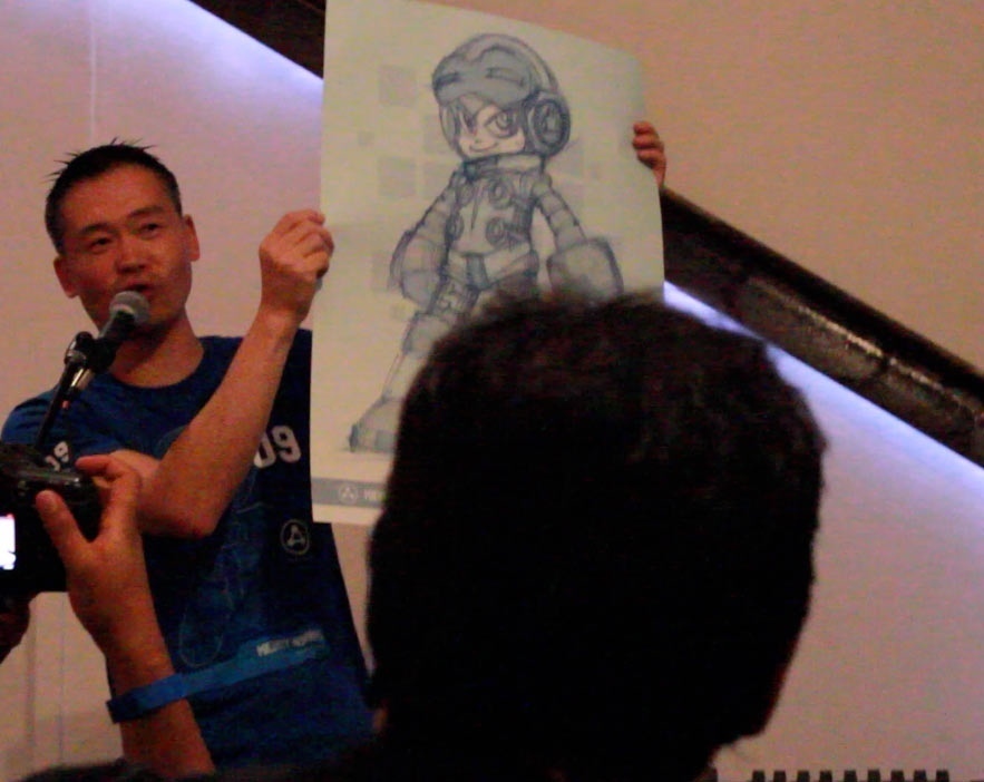 Keiji Inafune is Auctioning A Mighty No. 9 Sketch
