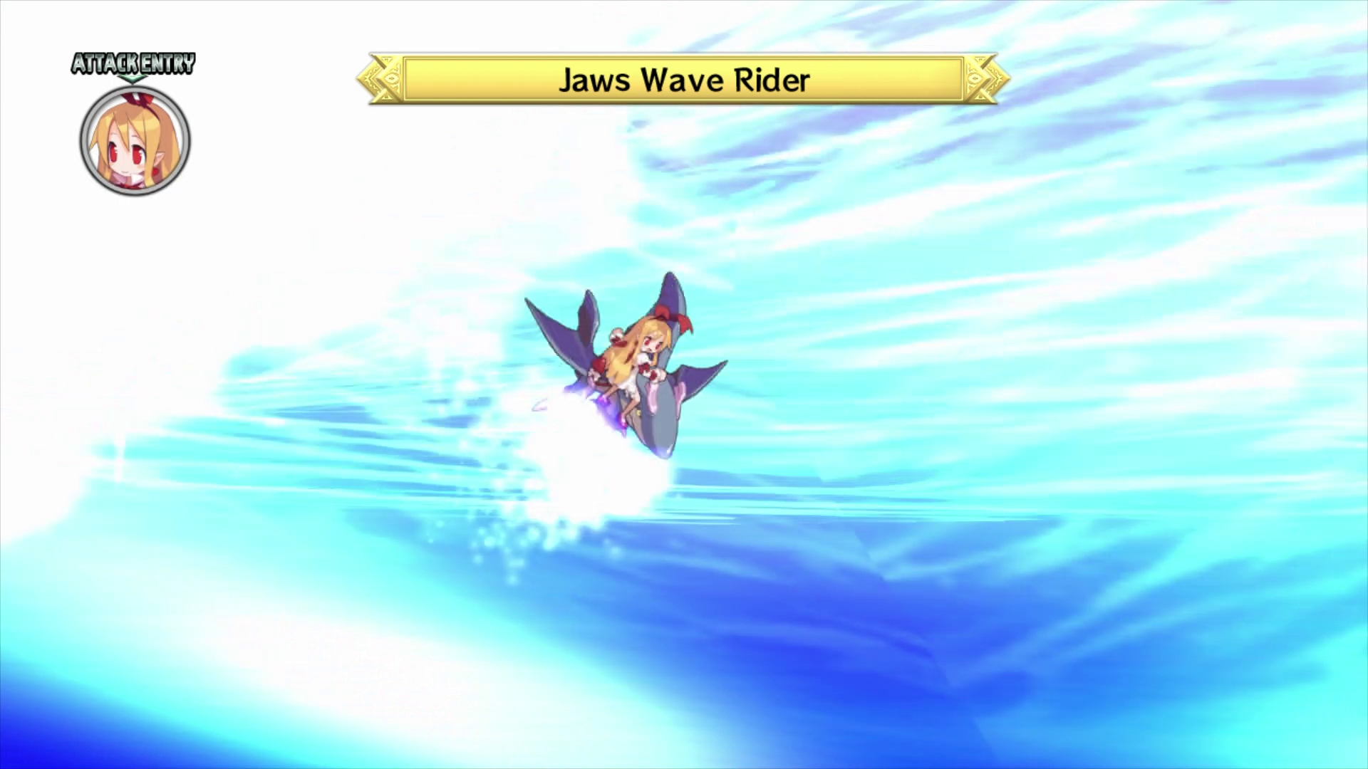 Check Out the Jaws Wave Rider Attack in Some New Disgaea D2 Gameplay