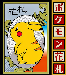 Pokemon Going Oldschool with Hanafuda Cards