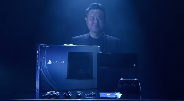 Watch Shuhei Yoshida Unbox the Playstation 4