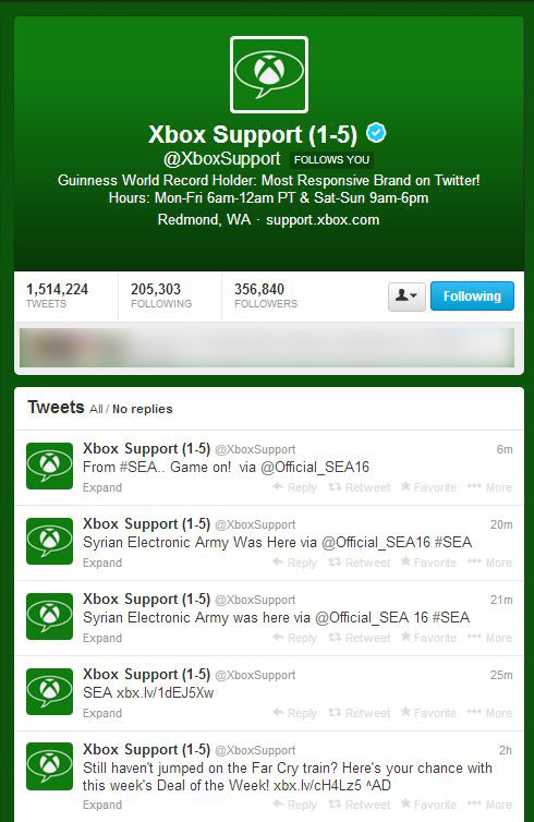 Xbox Twitter Accounts “Hacked”