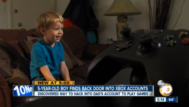 5-Year Old Manages to Expose Xbox Live Security Vulnerability