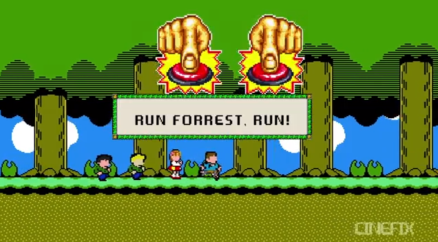 You’ve Never Seen Life Until You’ve Seen it Through Forrest Gump …. in 8-bit