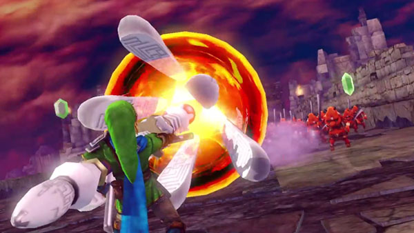 Check Out Link’s Fire Rod in Hyrule Warriors
