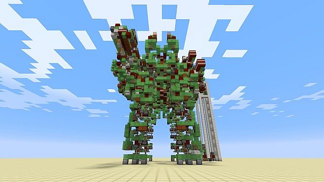 A Giant, Controllable Mech is Created in Minecraft, Awesomeness Ensues