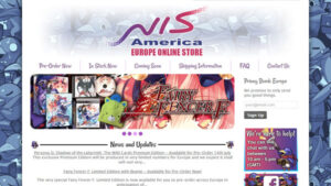 NIS America European Online Store is Now Available