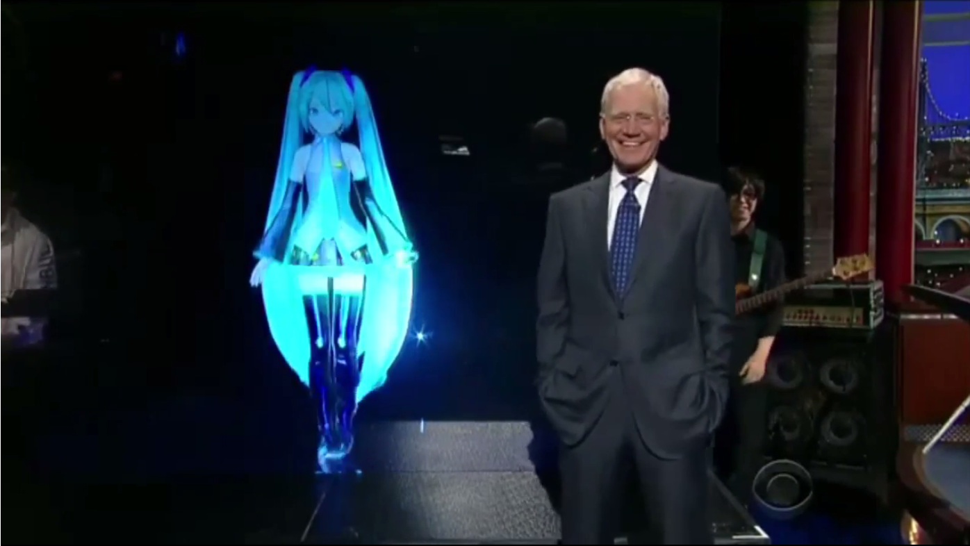 Watch Hatsune Miku Perform Live on David Letterman