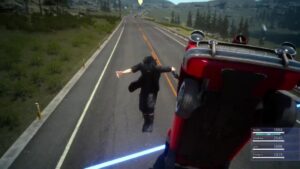 Player Gets Across the Blue Line Boundary in Final Fantasy XV’s Episode Duscae Demo