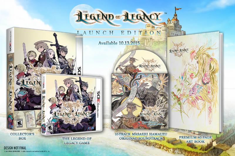 The Legend of Legacy is Launching on October 13 with a Gorgeous Launch Edition