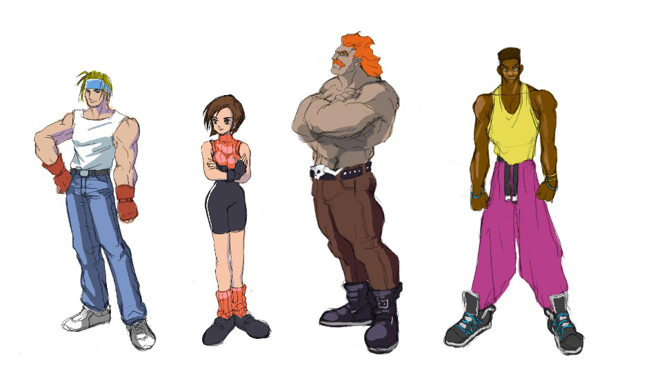 Early Concept Art for Cancelled Streets of Rage 4 from the Sega Dreamcast is Found
