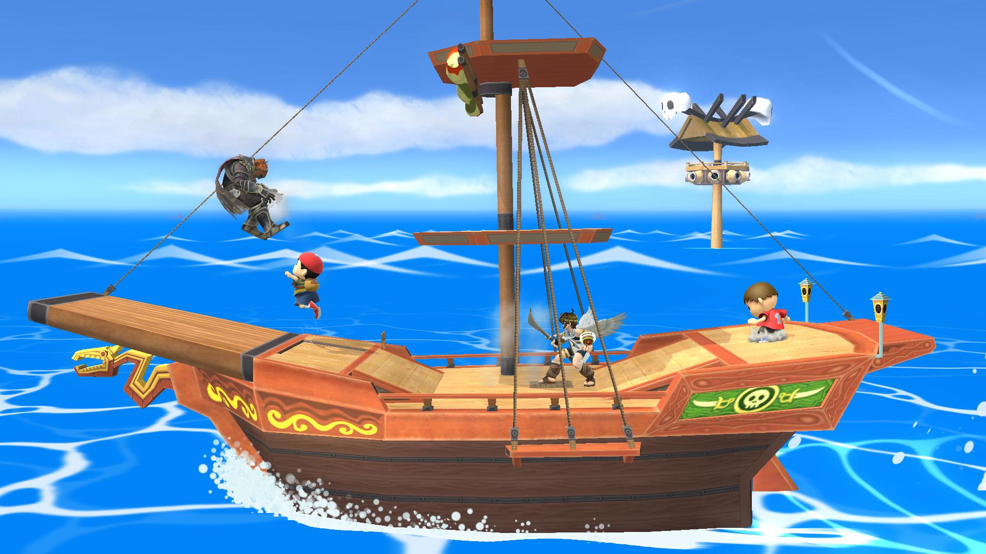 Super Mario Maker and Pirate Ship Stages Out Now for Super Smash Bros
