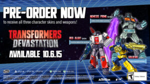 Transformers: Devastation Pre-Orders Include Free Skins, Weapons