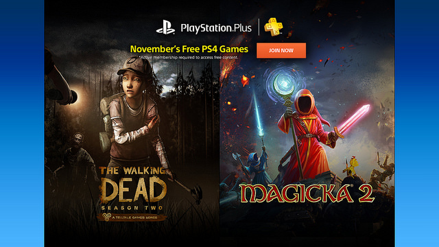 November 2015 PlayStation Plus Includes Magicka 2, Dragon Fin Soup, More