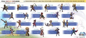 Meet the 21 Job Classes of Final Fantasy Explorers