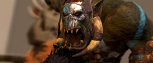 Meet the Savage Orc Boar Boyz Big'Uns from Total War: Warhammer