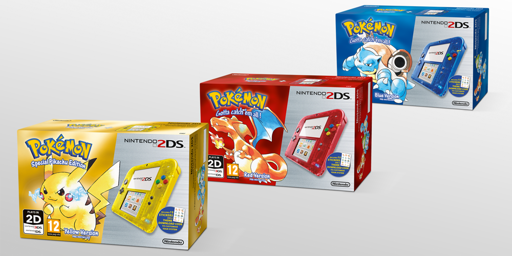 Classic Pokemon 3DS and 2DS Bundles Heading to North America and Europe