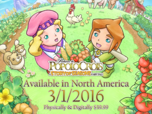 Return to PopoloCrois: A Story of Seasons Fairytale Launches on March 1
