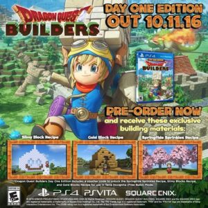 Day One Edition, Official Box Art for Dragon Quest Builders Revealed