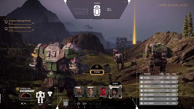 Enjoy 20 Minutes of Early Gameplay for Harebrained Schemes’ Battletech Game