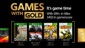 March 2017 Games With Gold Include Evolve, Borderlands 2, More