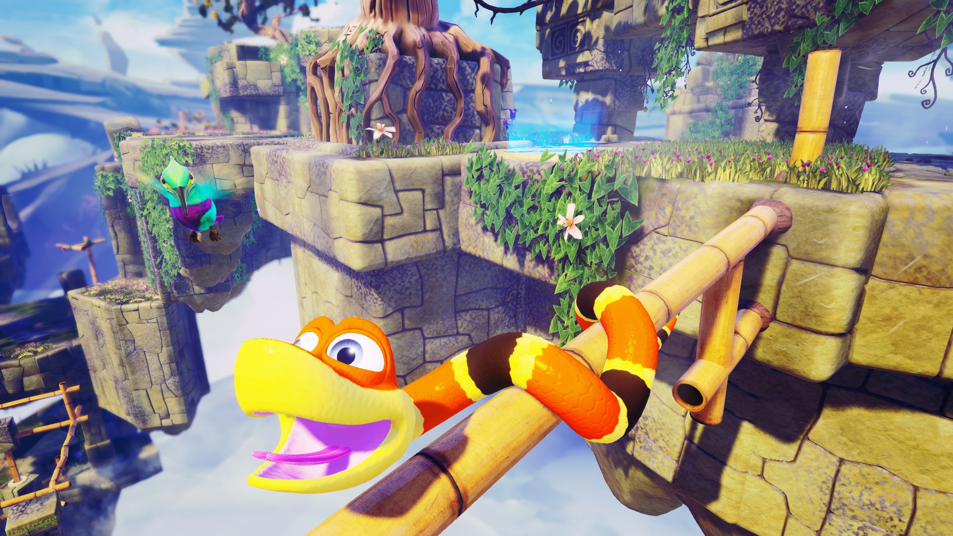 Snake Pass Launches in Late March 2017 for PC, Xbox One, PS4, and Switch