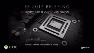 Microsoft E3 2017 Press Conference Set for June 11