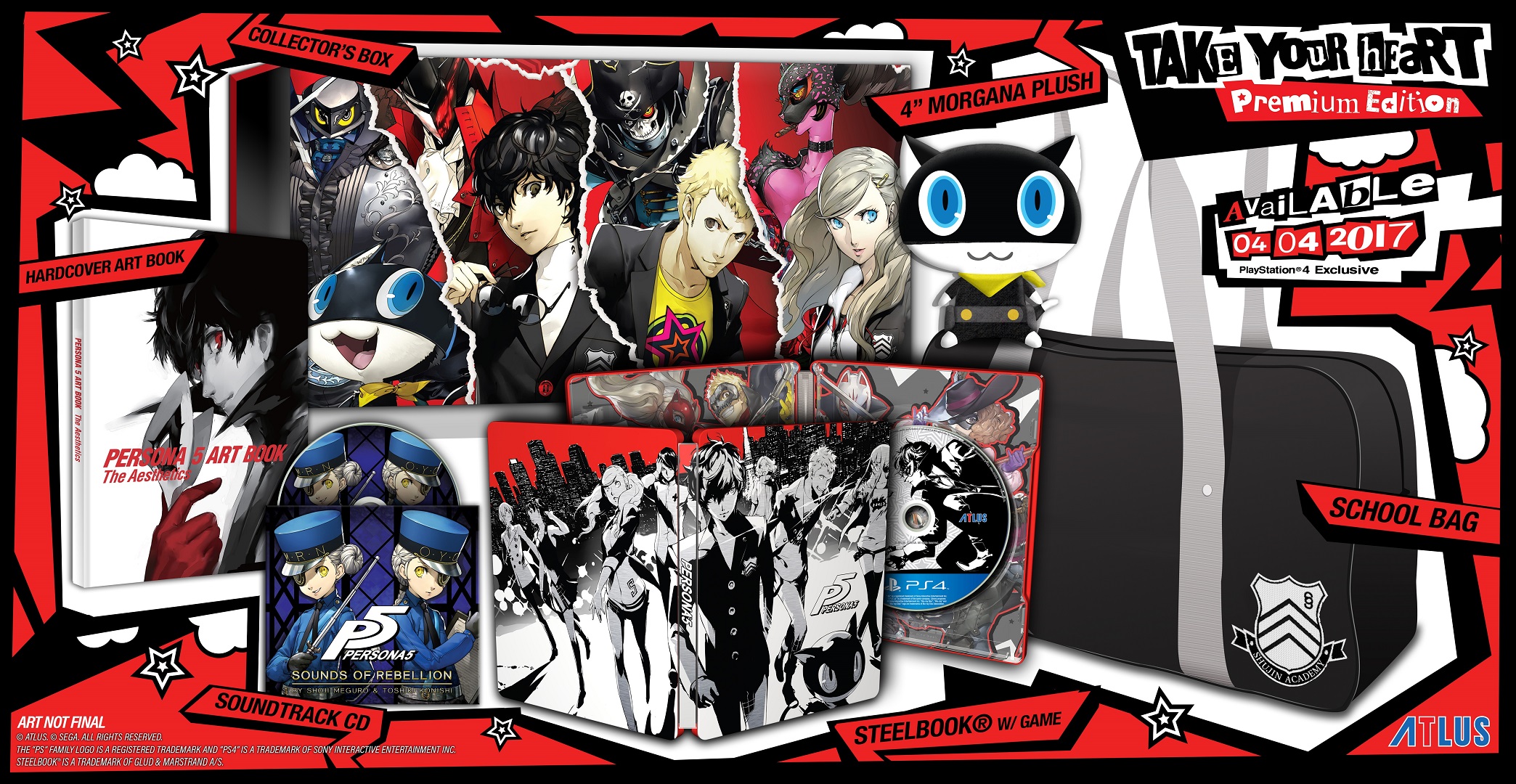 Watch Atlus Unbox the Persona 5 Take Your Heart Edition