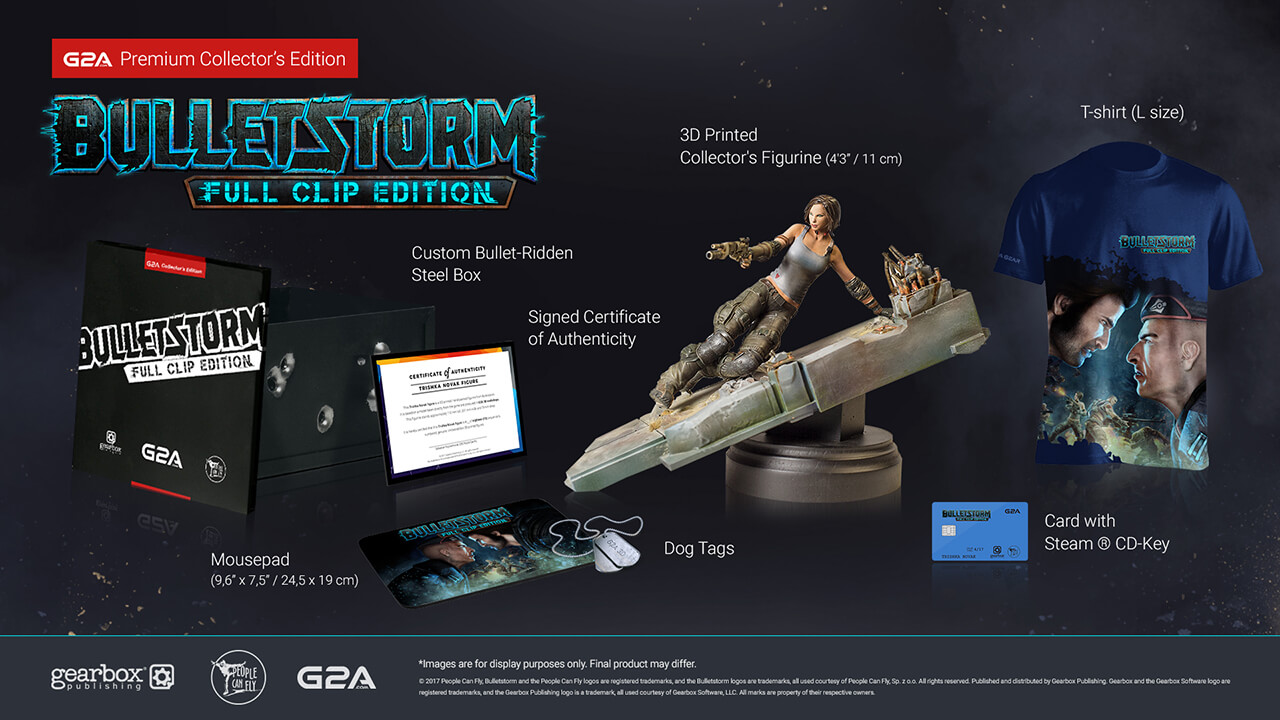 Bullet-Filled Bulletstorm: Full Clip Edition Collector’s Edition Announced via G2A
