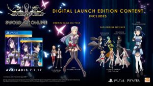 Accel World VS Sword Art Online Western Release Date Set, Launch Edition Announced