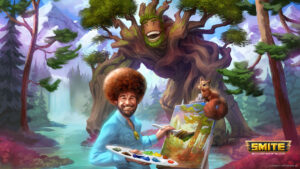 Smite Joins the Meme-War by Adding Bob Ross