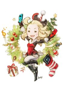 Bravely Series Twitter Wishes Fans a Nintendo Switch-Themed “Happy Merry Christmas”