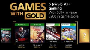 February 2018 Games With Gold Includes Shadow Warrior, Crazy Taxi, More