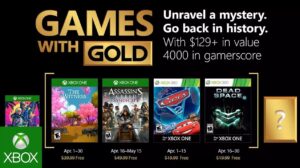 Games With Gold Lineup for April 2018 Confirmed