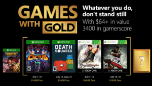 Games With Gold Lineup for July 2018 Confirmed