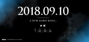 SNK Teases New Game, Full Announcement September 10