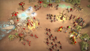 Dinosaur-Taming Traditional RTS “Warparty” Now in Early Access