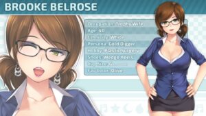 New Character Revealed for HuniePop 2 – The Gold Digger Brooke Belrose