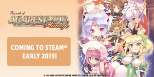 Digital Waifu and Child-Rearing RPG “Record of Agarest War Mariage” Heads West Early 2019