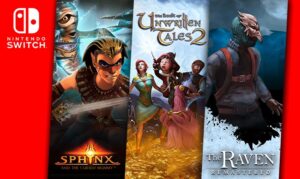 Sphinx and the Cursed Mummy, The Book of Unwritten Tales 2, and The Raven Remastered Get Switch Ports in Early 2019