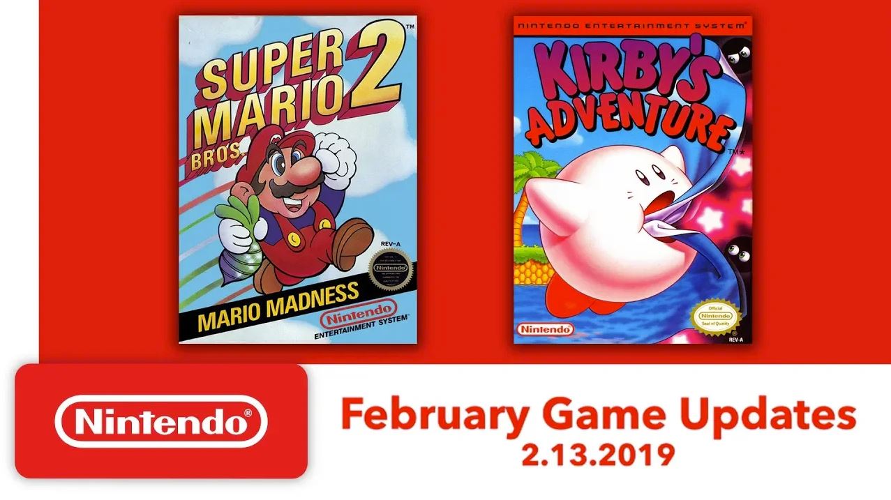 Nintendo Switch Online Adds More NES Games – Super Mario Bros. 2 and Kirby’s Adventure
