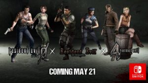 Switch Ports for Resident Evil, Resident Evil 0, and Resident Evil 4 Launch May 21