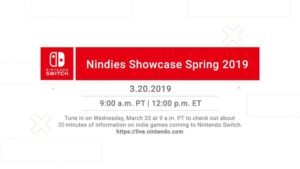 Nintendo Nindies Showcase Spring 2019 Coming March 20