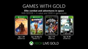 Games With Gold for April 2019 Announced
