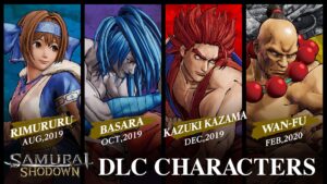 Samurai Shodown DLC Characters Basara, Kazuki Kazama, and Wan-Fu Announced