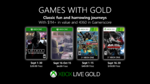 Games With Gold Lineup Announced for September 2019