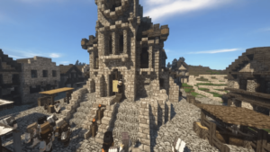 Someone is Building an Ambitious, Classical MMORPG Within Minecraft