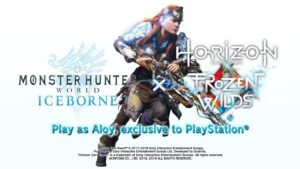 Monster Hunter World: Iceborne and Horizon Zero Dawn: The Frozen Wilds Collab Announced