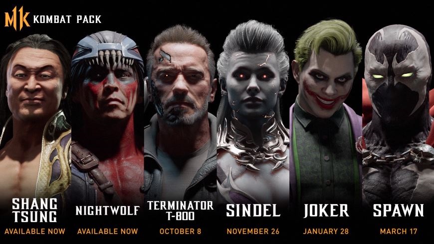 Terminator T-800 and The Joker DLC Characters Announced for Mortal Kombat 11