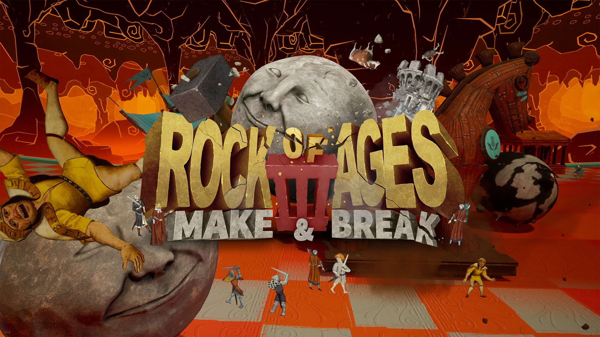 Rock of Ages III: Make & Break Announced for PC and Consoles