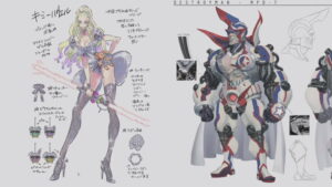 No More Heroes III Concept Art for Kimmy Howell and Destroyman